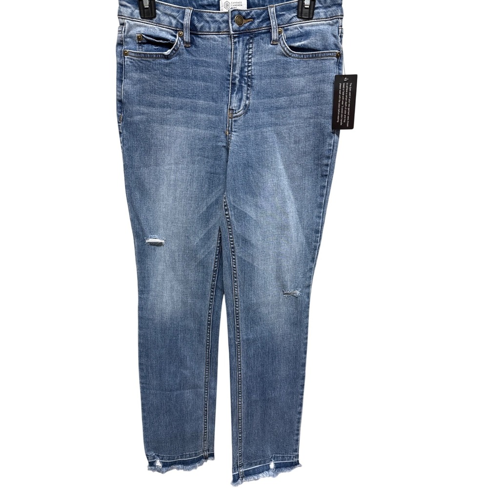 Candace Cameron Bure (Blue) Straight Leg Jeans Women 4P